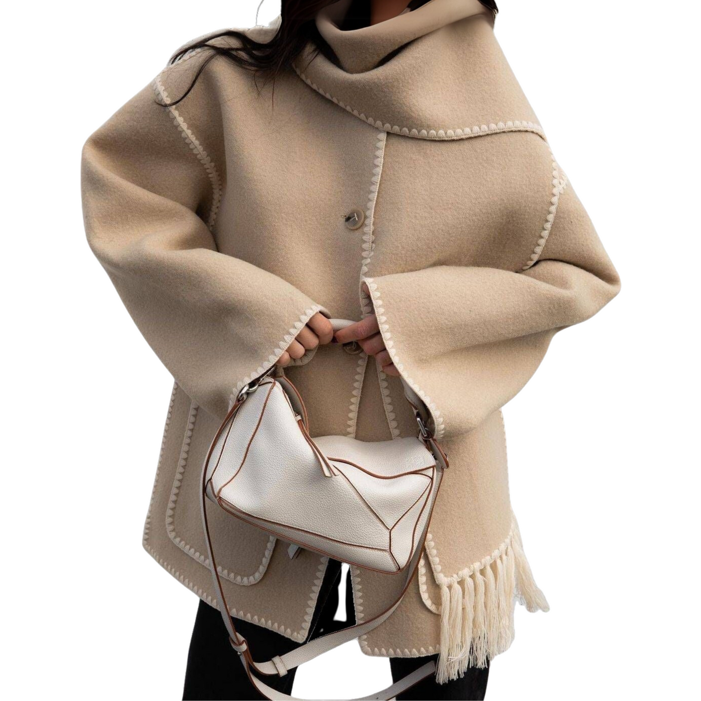 Claire | Coat with Scarf