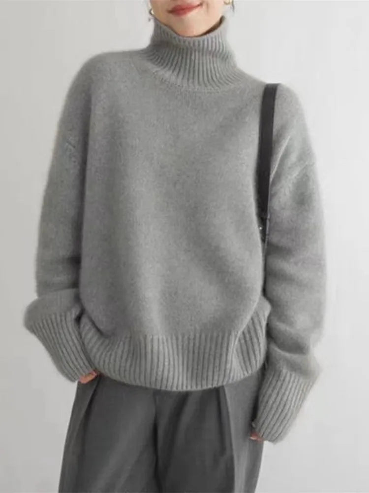 Ellie | Cashmere Turtleneck