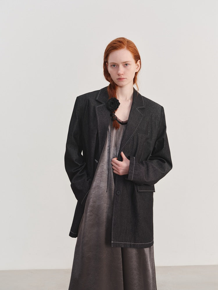 Casual | Vintage Denim Blazer