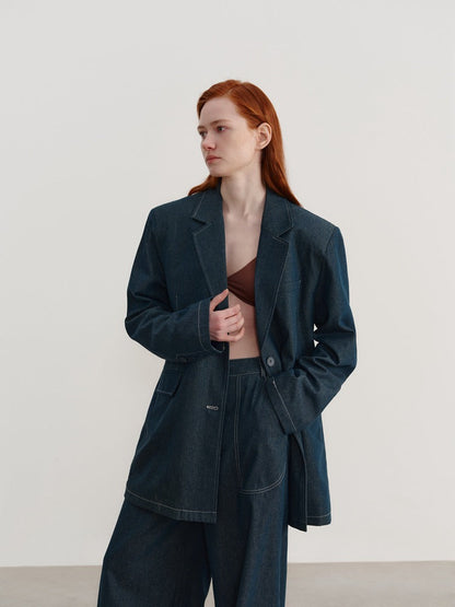 Casual | Vintage Denim Blazer