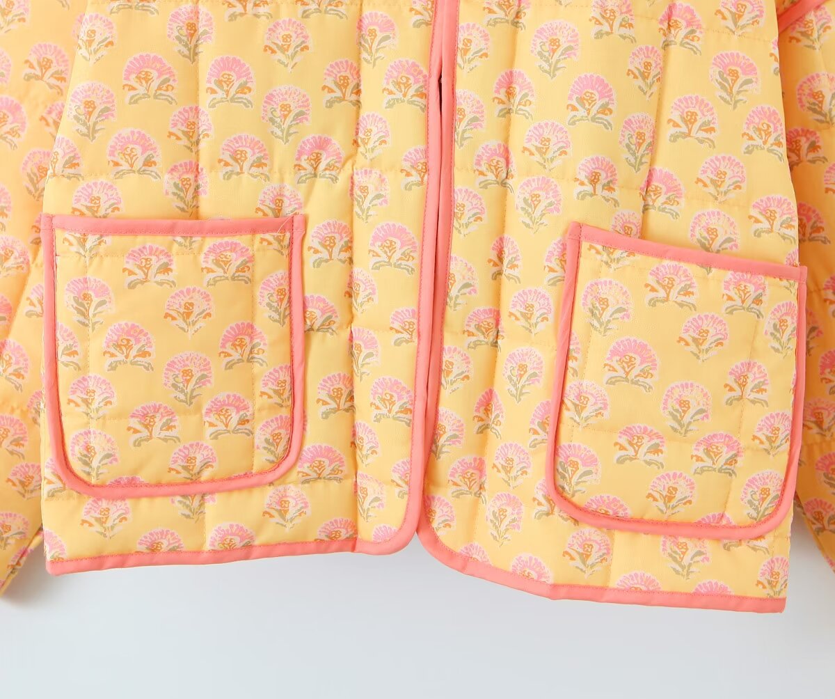 Patchwork | Jacket with Floral Pattern