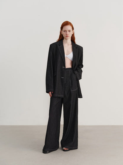 Casual | Vintage Denim Blazer