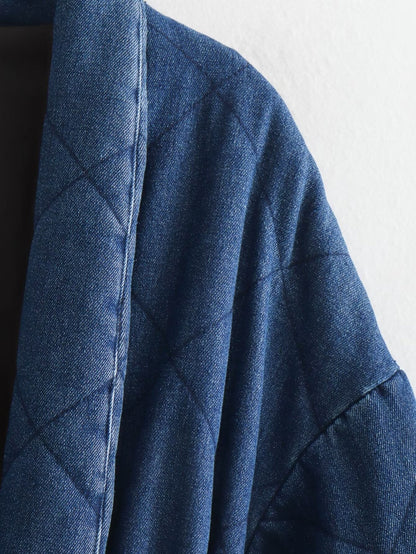 Denim | jacket with a reversed collar