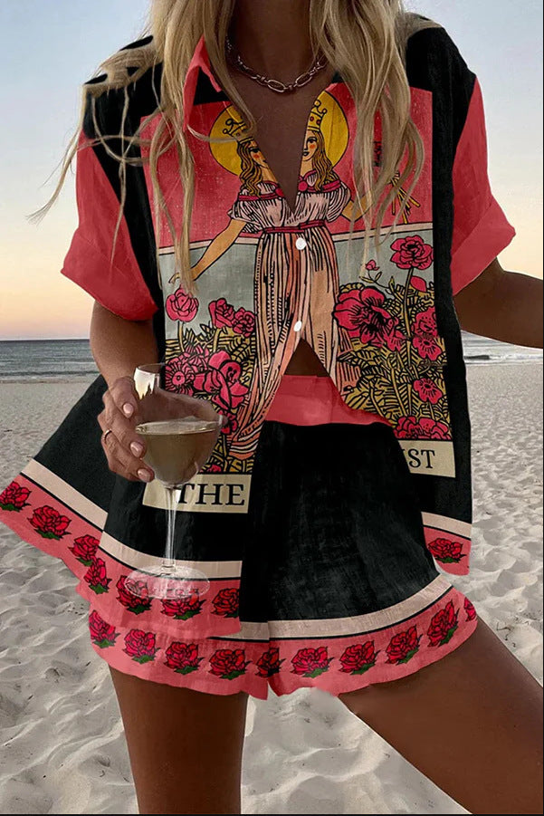 Yseline™ | Short Set in Virgin Pink Linen