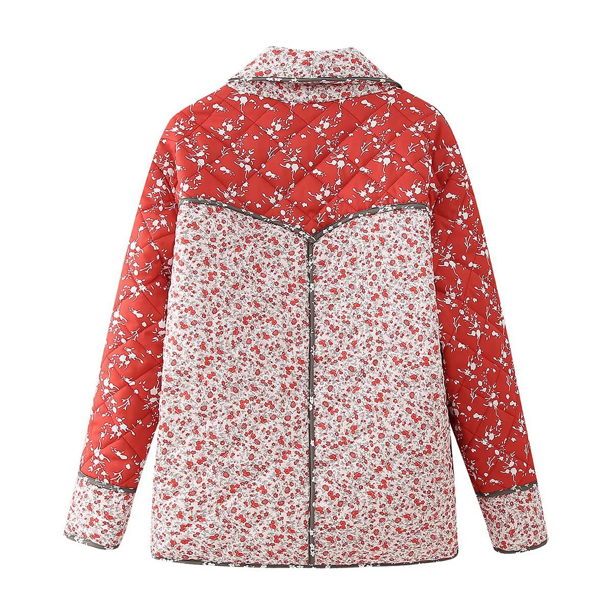 Belle | Padded jacket with floral print