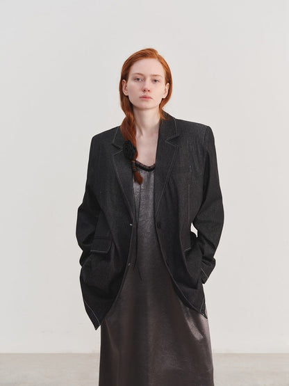 Casual | Vintage Denim Blazer