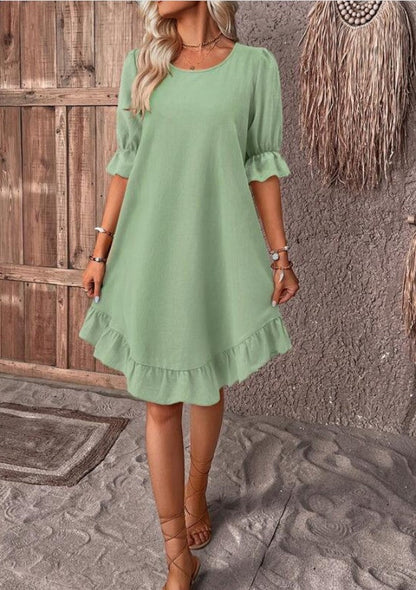 DolceBrezza™ | Summer Dress with Ruffles