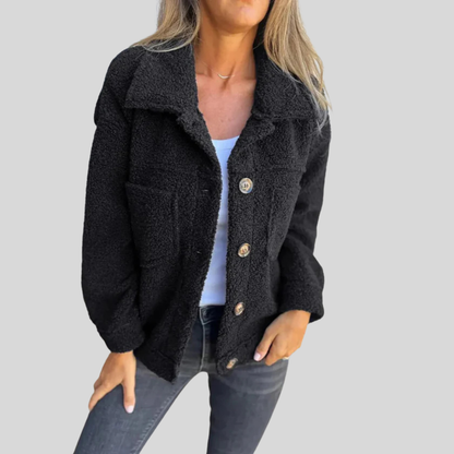 Katia | Soft Fleece Jacket with Buttons