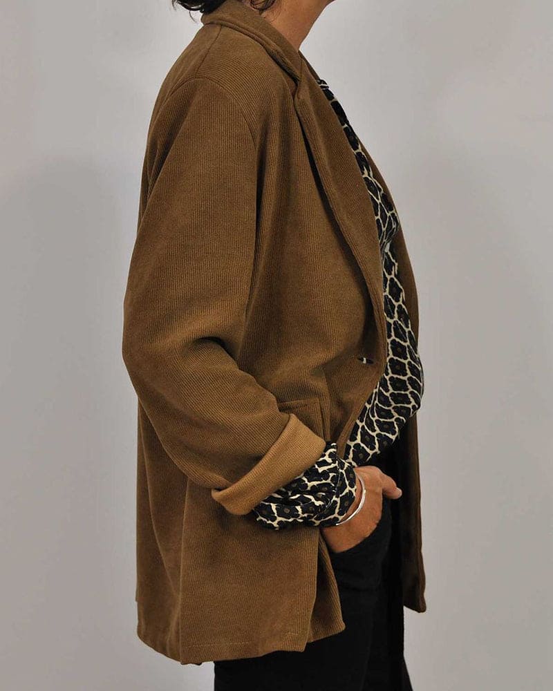 Ursula | Loose Midi Shirt with V-Neck