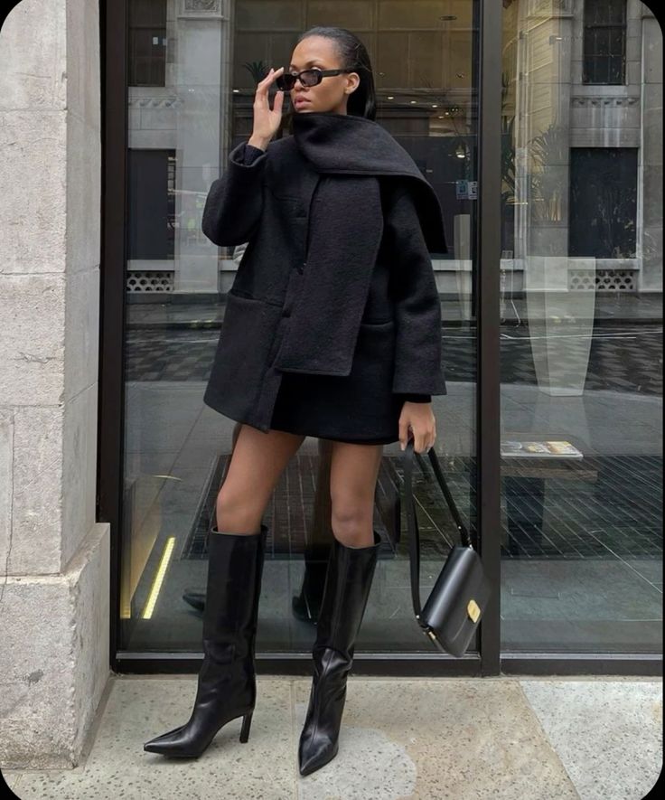 Claire | Coat with Scarf