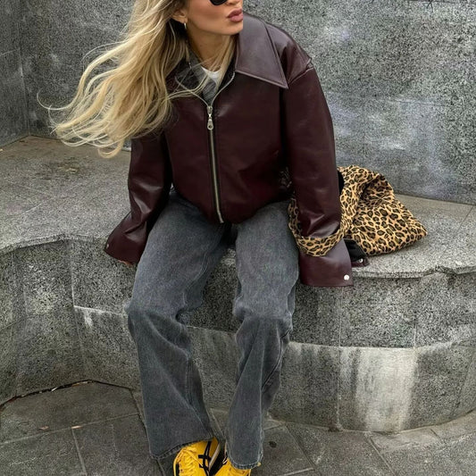 Vintage | Jacket with Reversed Zipper