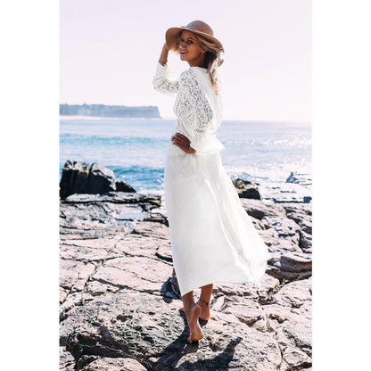 Jasmijn™ | White Ibiza Maxi Dress