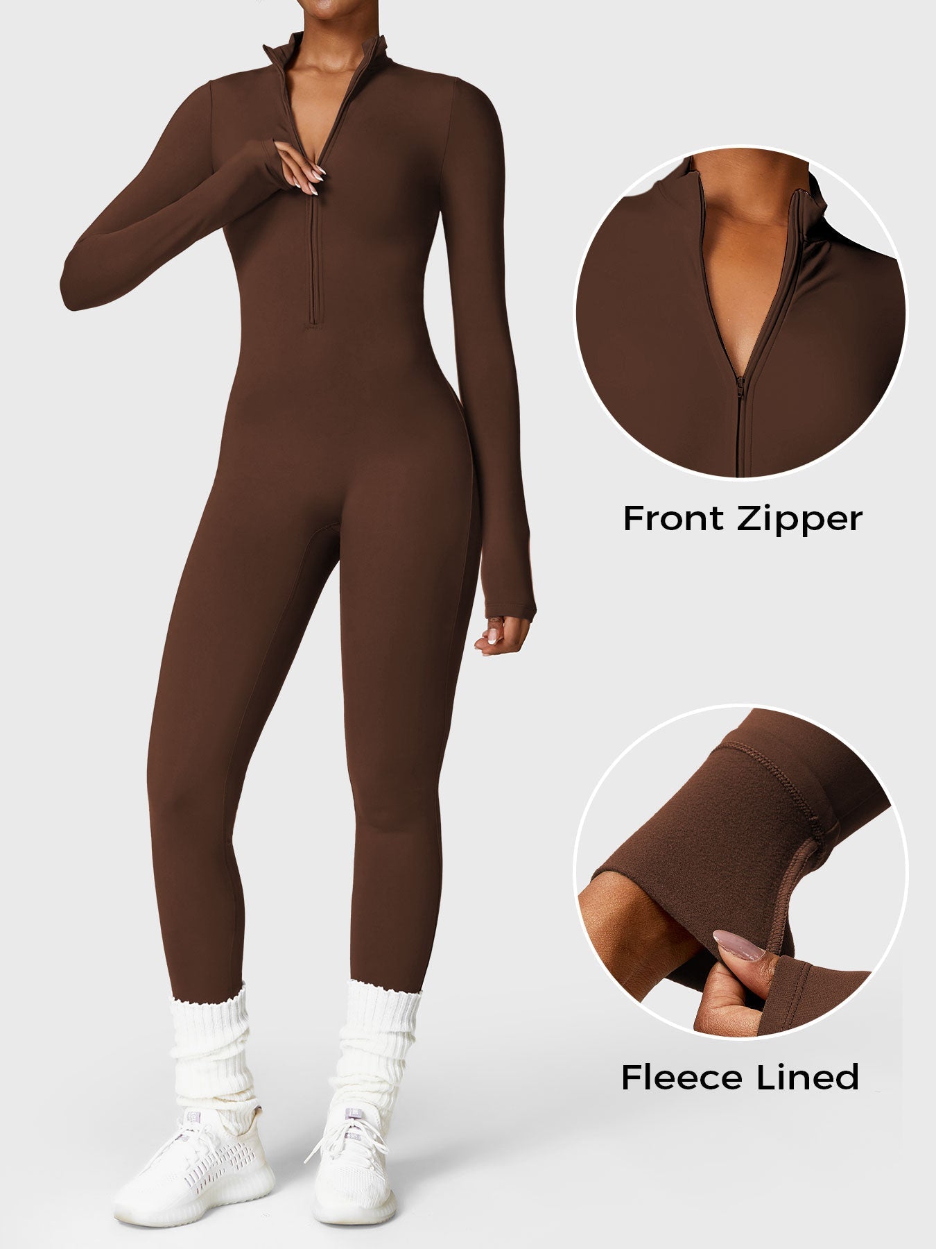 Yara | Winter Fleece Jumpsuit