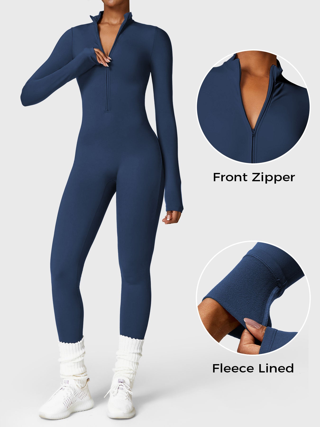 Yara | Winter Fleece Jumpsuit