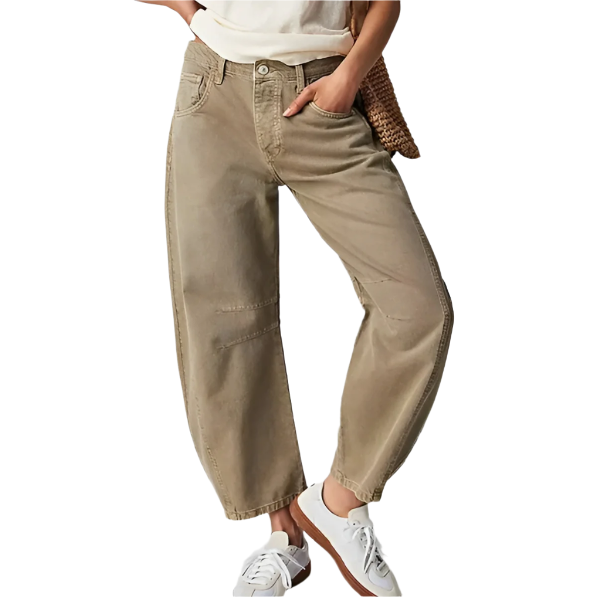 Isabella | Women's Relaxed High-Waisted Pants